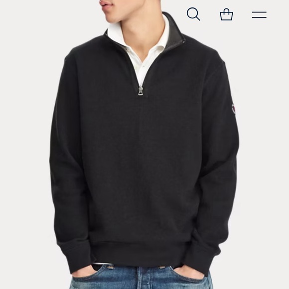 Polo Ralph Lauren Reversible Quarter Zip Sweatshirt Sweater XXL - Picture 2 of 15